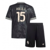 Maglie da calcio Juventus Pierre Kalulu #15 Terza Maglia Bambino 2025-26 Manica Corta (+ Pantaloni corti)
